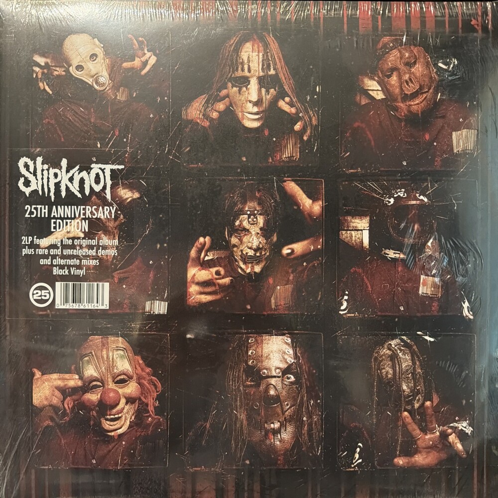 SLIPKNOT S/T LTD 2LP BLACK Vinyl Record 25th Anniversary LP 2025 +Demos SEALED